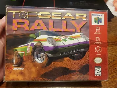 Top Gear Rally (Nintendo 64 1997) CIB *NEAR MINT* ALL INSERTS & POSTER • $149.99