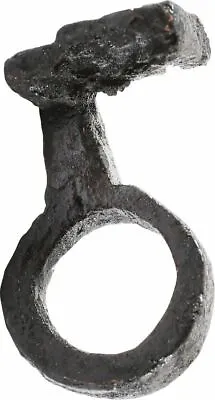 Ancient Roman/medieval Key Ring 4th-8th Century Ad Size 4 ½ • $120