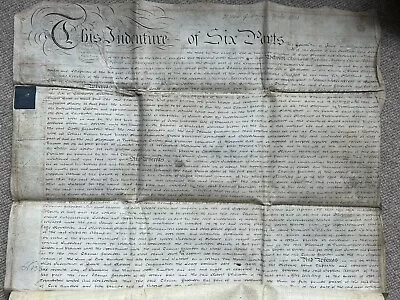 1808 Indentured Bargain And Sale Property Deed North Street Chichester • £30