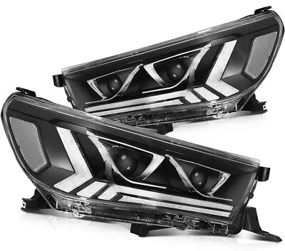 $410.99 • Buy For 2015-up Toyota Hilux Headlights LED Headlamps Front Sequential Turn Signal