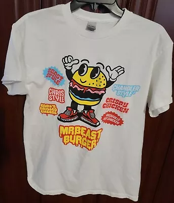 Mr Beast Burger SHIRT (Medium) Promo MrBeast Hamburger YouTube • $13.99