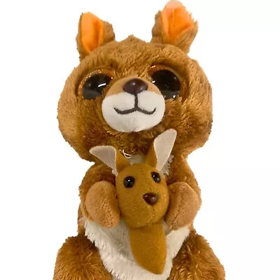 Ty Plush Kipper Kangaroo & Joey In Pouch Plushie Toy • $20