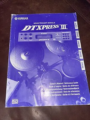 Yamaha Drum Trigger Module DTXPRESS III Owner’s Manual Book • £10