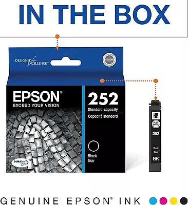 EPSON T252 T252120-S DURABrite Ultra Ink Standard Capacity • $9.95