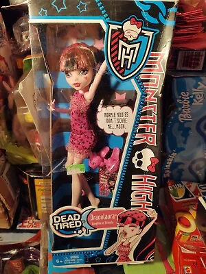 2012 Monster High Dead Tired Draculaura Dracula Doll • $69