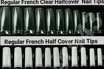 100/500Pcs French Tapered Coffin Artificial False Nail Tips Fake Nails - Jargod • $6.90