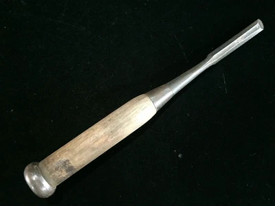 £24.64 • Buy H0190 Japanese Vintage Carving Chisel W:1cm TATAKI NOMI Carpenter Tools Wooden