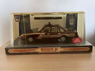 Minnesota State Police Patrol Code 3 Diecast Car & Patch Ford Crown Victoria • $22.99