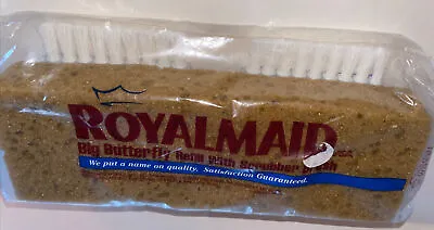 NEW RoyalMaid Sponge Big Butterfly Mop With Scrubber  Brush Refill - 9.5  • $10.49