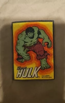 RARE 1979 Vintage Marvel The Incredible Hulk Iron Patch 2  By 2¾ • $3.99