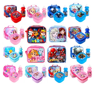 £14.99 • Buy  Children's Insulated Lunch Pack Box Bag Kids Boys Girls School Food Picnic Box