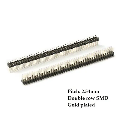 2.54mm Pitch Single/Double Row Straight/Right Angle Pin Headers Connector • £203.06