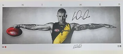 $395 • Buy AFL RICHMOND TIGERS – DUSTIN MARTIN HAND SIGNED & FRAMED WINGS Premiers Brownlow