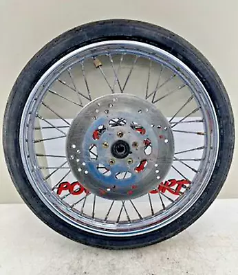 1995 HARLEY DAVIDSON DYNA 99 Down 21  Front Wheel Rim Rotor Spoke Laced • $170
