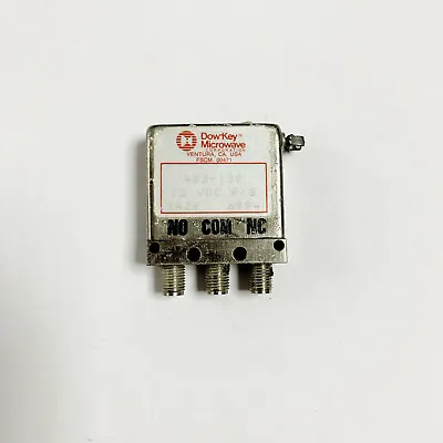 Dow-Key 403-130 1P2T SMA 12 Vdc Latch RF Coaxial Relays • $39