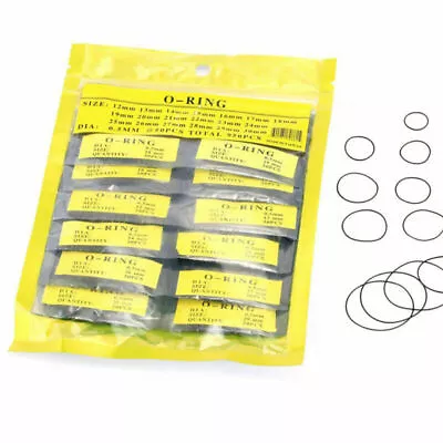 500Pcs 31mm-40mm Rubber O-Ring Watch Back Cover Seal Gaskets Assortment 0.8mm DM • $16.89