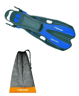 Head Volo One Fins Set Scuba Diving Free Dive Snorkeling Blue • $44.95