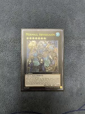 Yu-Gi-Oh! Mermail Abyssgaios ABYR-EN046 Ultimate 1st Edition • $15