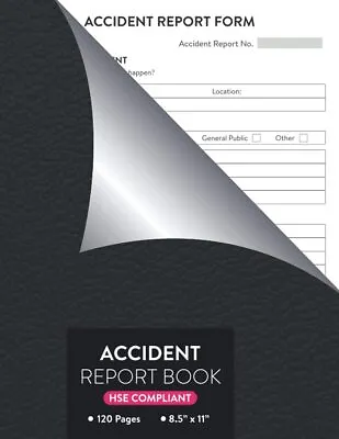 Accident Report Book: HSE Compliant & Incident Record Log Book |...  • £7.90