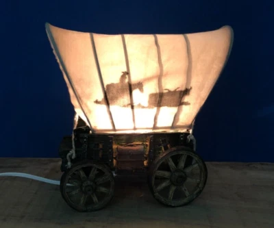 $24.99 • Buy Western Covered Wagon Resin Lamp/Night Light