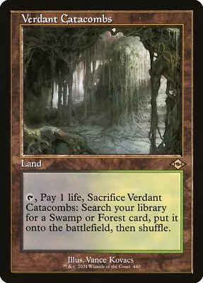 MTG Magic The Gathering Verdant Catacombs (440/765) Modern Horizons 2 LP • $29.95