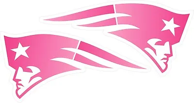 New England Patriots Pink Inspired Full Size Football Helmet Decals • $14.75