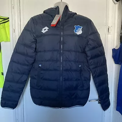 TSG Hoffenheim GERMANY 🇩🇪 ADULTS LOTTO HOODED BOMBER JACKET SIZE SMALL …….BNWT • £19.99