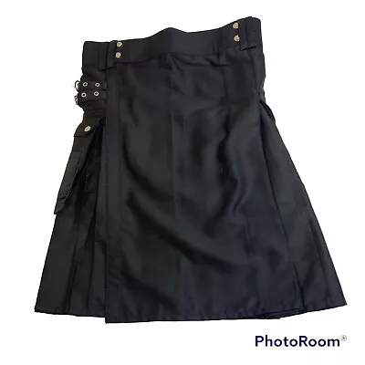 $39.99 • Buy Workman Style Kilt Sz 32 Length 24 In Cargo Pocket Cotton Blend Great Shape