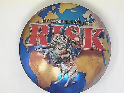 Risk The Game Of Global Domination Round Embossed Metal Tin 2003-YOU Choose VG • $9.95