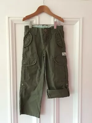 Minymo  Boys Green Trousers  Age 4 Years - Boys Cargo Trousers - Half Price  • £9