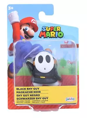 Super Mario World Of Nintendo 2.5 Inch Figure | Black Shy Guy • $17.99