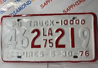 Louisiana 1976 Unique License Plate. Sold As Is. Rare. Used. • $17.95