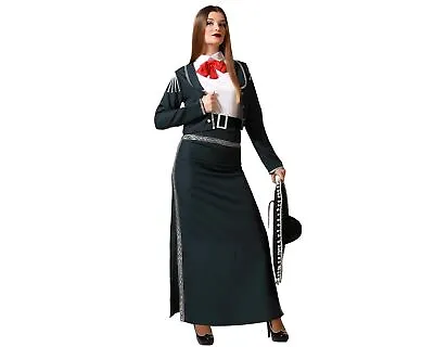 ATOSA Women's Mariachi Costume Dress Black Woman Adult Outerwear (Pack Of 12) XX • $45.86