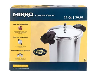 Mirro Polished Aluminum Pressure Cooker And Canner 22 Qt • $110.15