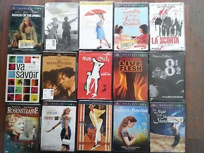 International Films - Almodovar Bergman Fellini Demi Rohmer Tati Dassin • $10