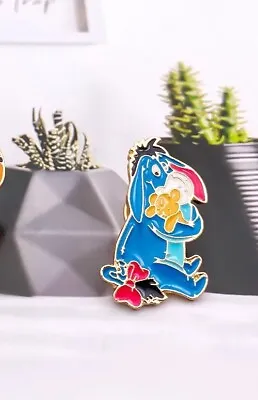 Eeyore Winnie The Pooh Enamel Pin Hats Bags Jackets Novelty Collecter Gift  • $4.99