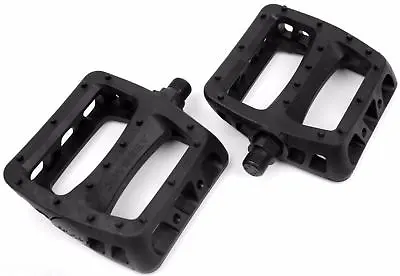 Odyssey Mx Twisted Pc 1/2  Black Bmx Bike Bicycle Platform Plastic Pedals New • $19.95