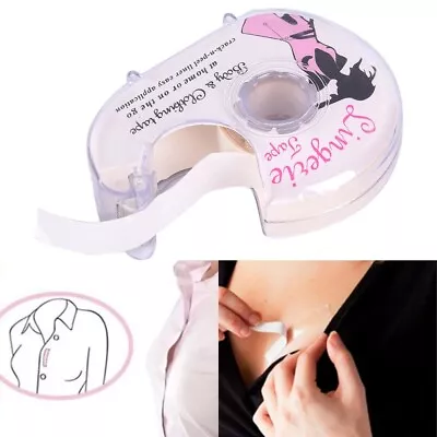 5M Double-Sided Lingerie Tape Adhesive For Clothing Dress Body Skin Wedding Prom • £3.47