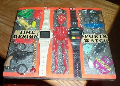 $25 • Buy Vintage Gumball Machine Display Card Toys Mini Pistol Watches Etc. Z1