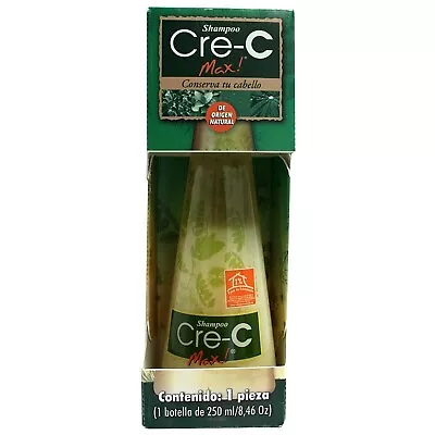 CRE-C MAX SHAMPOOS 8.46 Oz SMALL BTL - HAIR LOSS / CONTRA LA CAIDA DEL CABELLO • $13.99