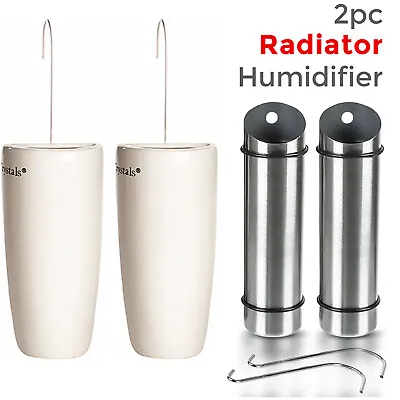 Stainless Steel Or Ceramic Radiator Hanging Humidifier Essential Oil Vapouriser • £7.45