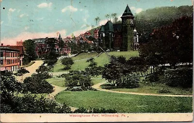 Postcard PA Wilmerding Westinghouse Park; Transfer PA/Mercer Cnty Addressee A5 • $12.95