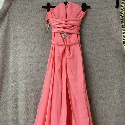 £7 • Buy Teen Girls EBONY ROSE Bridesmaid/Prom Elegant Dress | Pink | Size UK 8