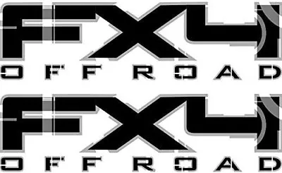 Ford FX4 Off Road 4x4 F150 F250 F350 Decal Sticker Black Grey • $16.99