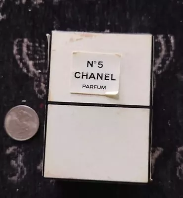 Vintage Chanel Paris No 5 Parfum 1/4 Full Concentrate 0.25oz 7ml W/ Original Box • $25