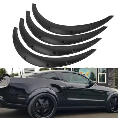 For Ford Mustang Fender Flares Flexible Wide Body Kit Extension Wheel Arch 4.5  • $62.99