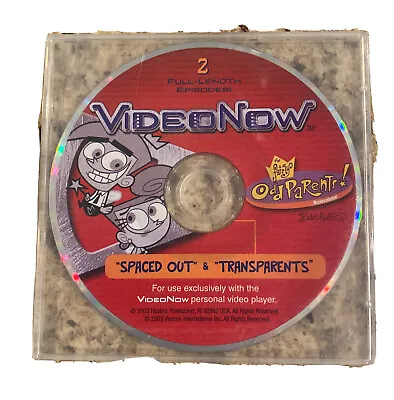 Playskool Video Now Jr Disc Old Parents “Spiced Out & Transparents” Rare Works ! • $17.95