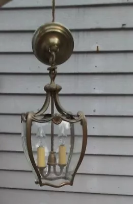 Antique Brass Light Fixtures • $300