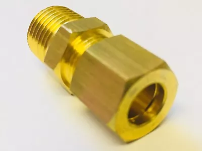 £3.50 • Buy 6mm Compression X 1/8 BSP Male Adaptor | Brass Plumbing Fitting