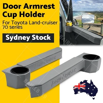 $105 • Buy Side Door Armrest Cup Holder For Toyota Land Cruiser 70 Series Hj75 Hzj75 Hzj79
